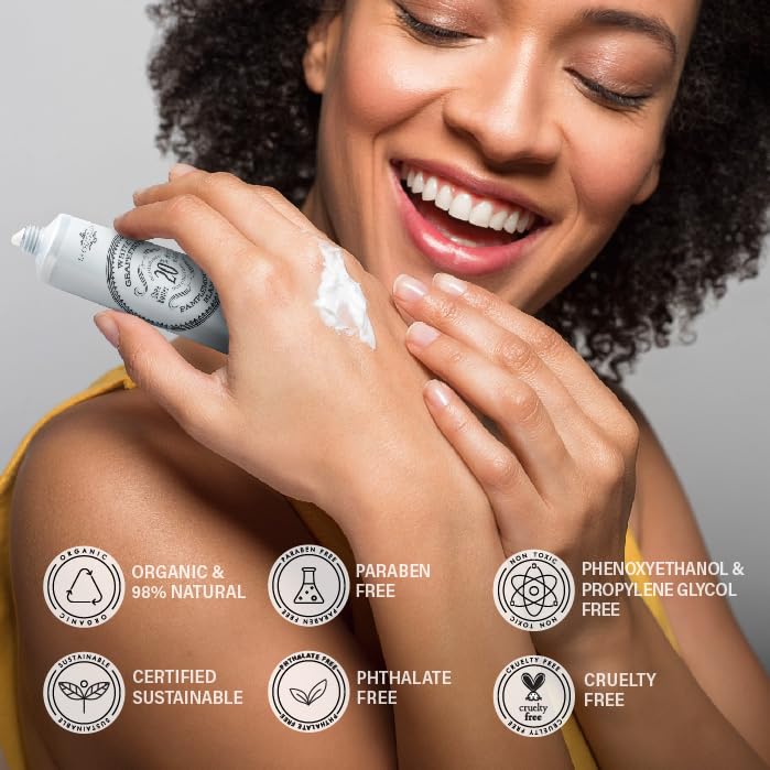 La Chatelaine 20% Shea Butter Hand Cream Travel Size, Organic Argan Oil, Moisturizing, Nourishing, Repairing, Extra-Rich Hand Lotion, Made in France, Paraben Free, 1 oz / 30ml (White Grapefruit) - Image 3