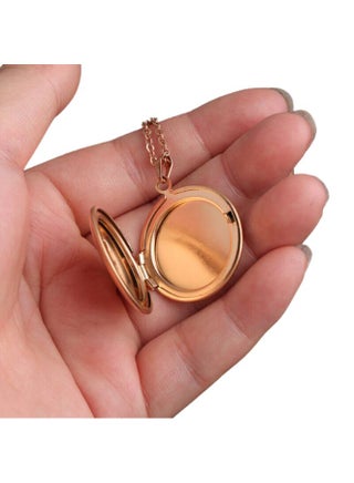 Stainless Steel Photo Locket Necklace Open Round Pendant Necklaces For Women Jewelry Family Birthday Gift, Rose Gold - pzsku/ZF6089003C02617D49B3FZ/45/_/1673419872/4c98ca09-4603-4f08-bc57-7874a4aaa621