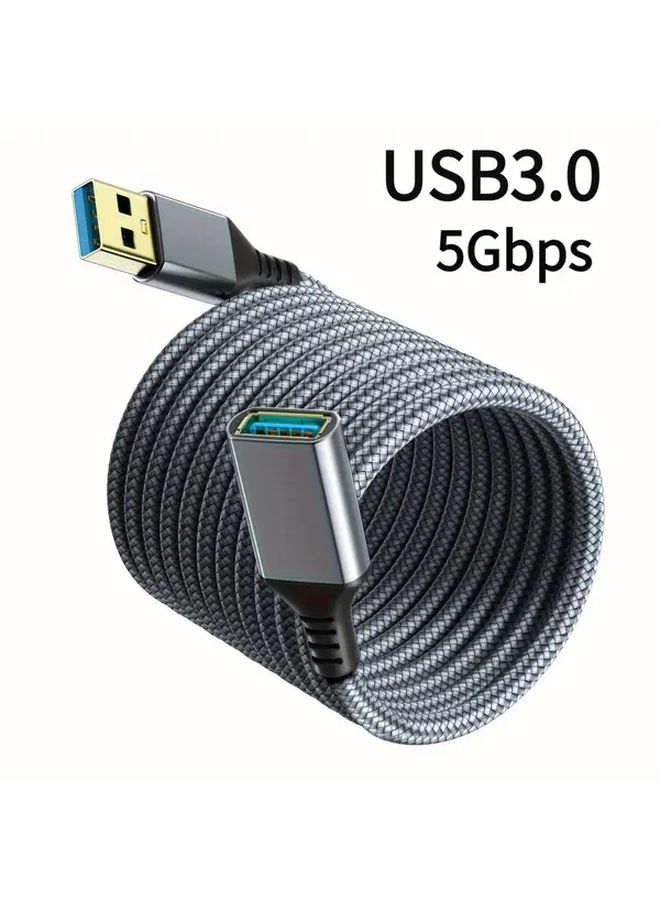 USB 3.0 Extension Cable 1M 5Gbps High Speed Double Shielding Signal Booster - Image 2