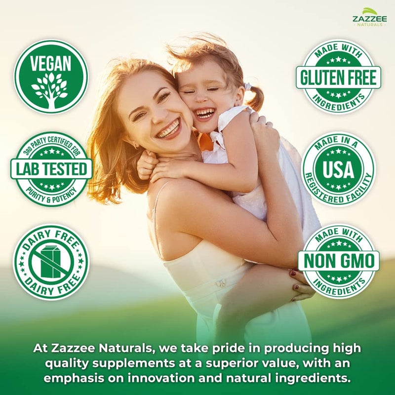 Zazzee Myo-Inositol Powder, 6 Month Supply, 183 Servings, 2000 mg per Serving, Free Scoop for Exact Dosage, 12.91 Ounces, 100% Pure, All-Natural Fertility and Reproductive Support, Vegan, Non-GMO - Image 4