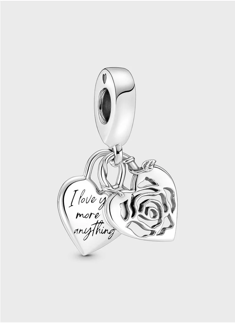 باندورا حلية متدلية علي شكل قلب وقفل