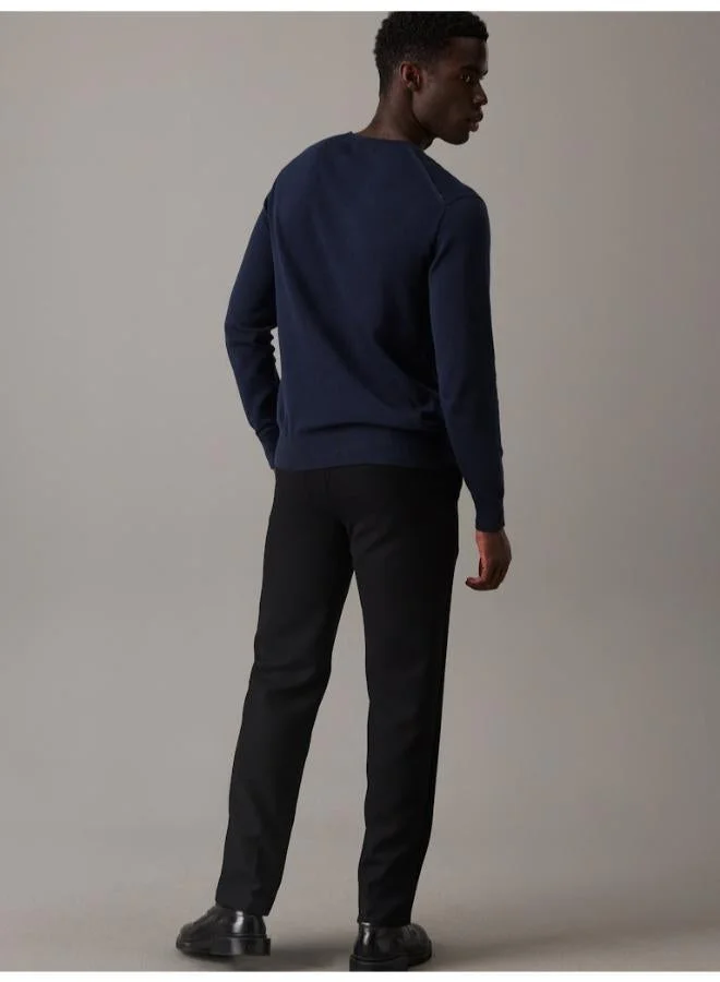 CALVIN KLEIN Crew Neck Cotton Jumper
