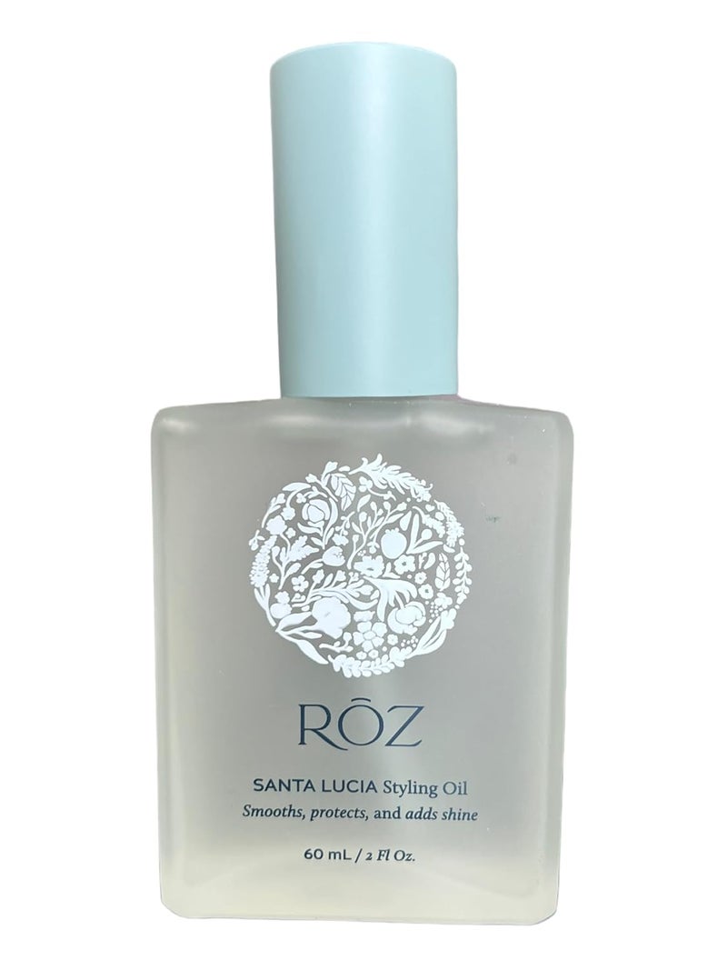 RZ Santa Lucia Styling Oil  Lightweight Nourishing Hair Oil a Foundation for Daily Styling Frizz Control and Shine  Heat Protectant Vegan for All Hair Types  2 FlOz  60 ml
