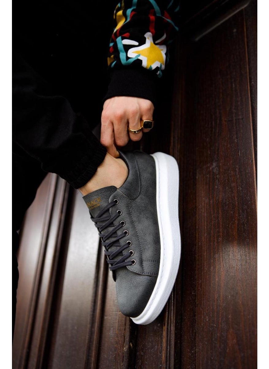 KnACK High Sole Casual Shoes 044 Gray  - Image 1