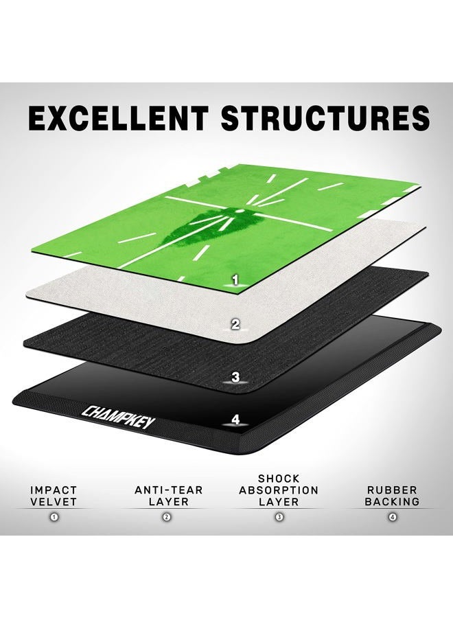 Champkey 13" 17" Tracker-PRO Impact Golf Hitting Mat -Upgrad Structures, Traces, Analysis & Correct Your Swing Path - Image 5