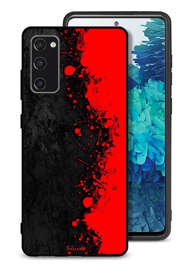 Tolwak Samsung Galaxy S20 FE Protective Case Cover Paint Abstract Pattern - Image 1