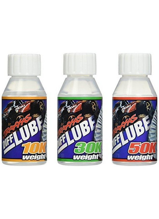 TRAXXAS - 5136X Differential Oil Kit (10 000 30 000 50 000 Weights) - Image 1
