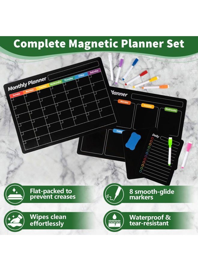 FINDMAG Magnetic Dry Erase Board, Menu Board for Kitchen, Magnetic Calendar for Planner 2025-2026, Monthly Fridge Calendar with 6 Markers & Eraser for Cleaning Schedule and Checklist, 16"×12" - Image 5