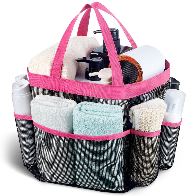 Attmu Mesh Shower Caddy Portable, Quick Dry Hanging Shower Tote Bag for College Dorm Room Essentials, Large Capacity Shower Caddy Dorm for Bathroom Gym Swimming - Image 1
