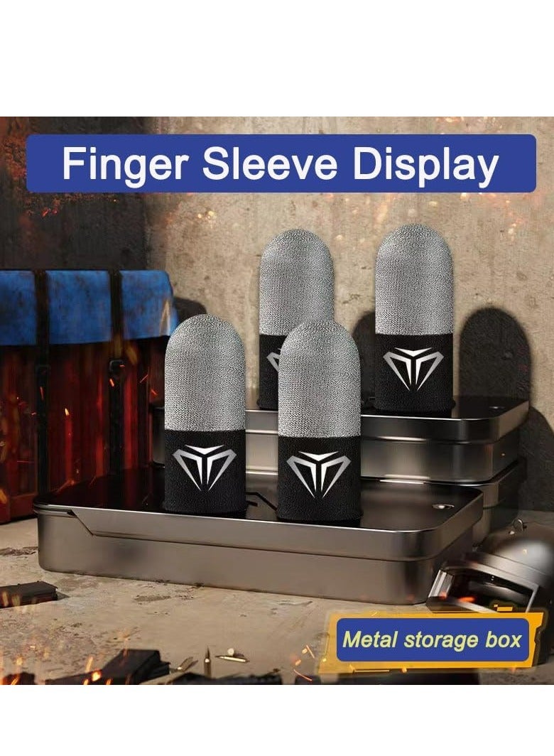 Oasisgalore 4 Pieces Gaming Finger Sleeves for Gaming Thumb Sleeves Mobile Gaming for Game  - Image 2
