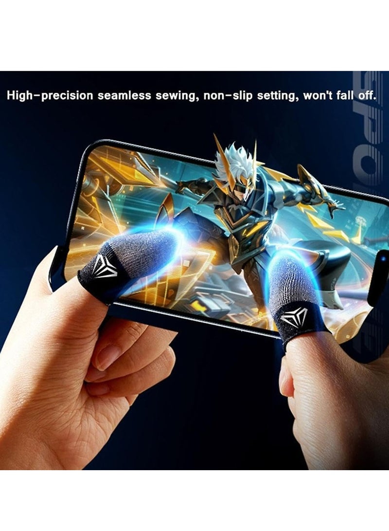 Oasisgalore 4 Pieces Gaming Finger Sleeves for Gaming Thumb Sleeves Mobile Gaming for Game  - Image 3