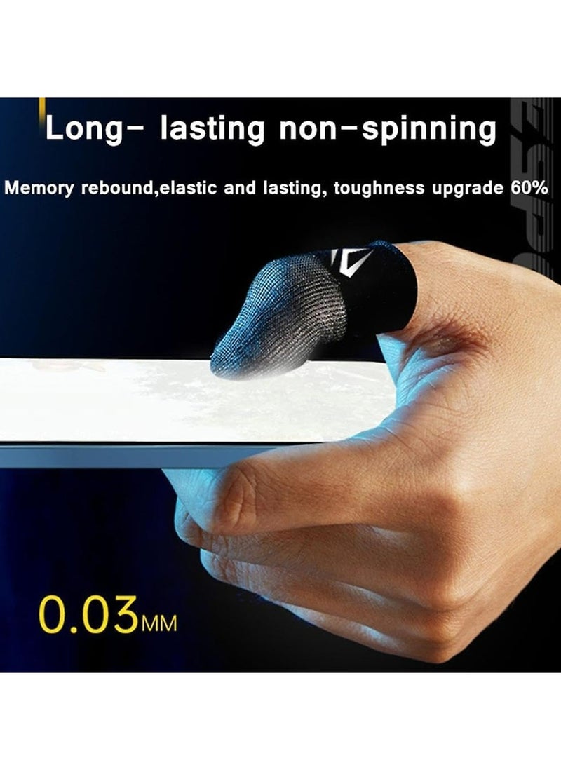 Oasisgalore 4 Pieces Gaming Finger Sleeves for Gaming Thumb Sleeves Mobile Gaming for Game  - Image 4