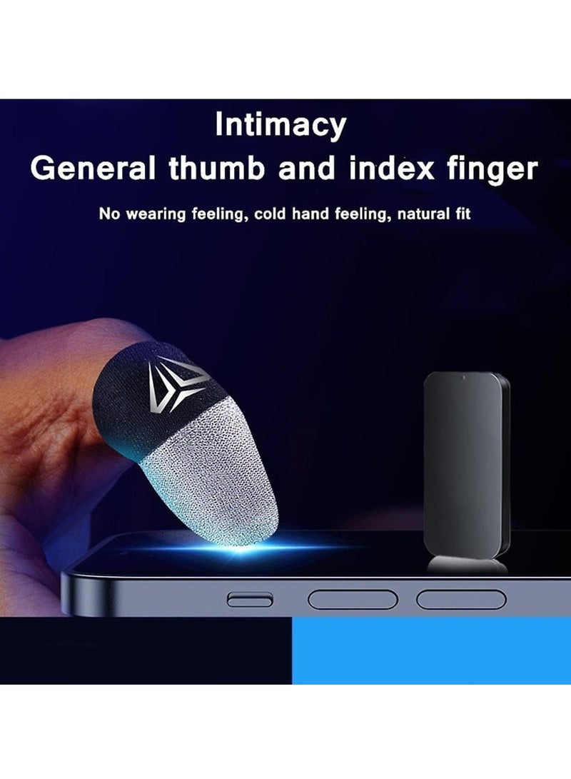 Oasisgalore 4 Pieces Gaming Finger Sleeves for Gaming Thumb Sleeves Mobile Gaming for Game  - Image 5