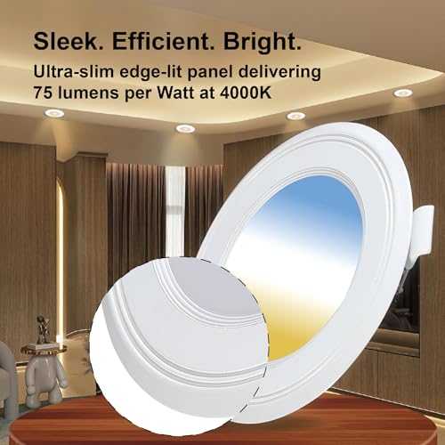 Havells Fazer Neo 3-in-1 10W Round LED Downlight. Flush Mount Ceiling Light with switchable CCT (3000K/4000K/6500K). Long Life, Wide Voltage Support. for Office & Home. (White) - Image 4