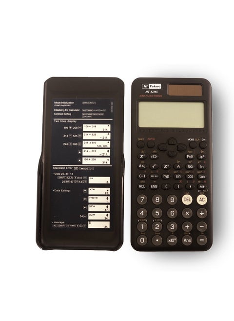 Scientific Calculator Model HT-82 MS Black