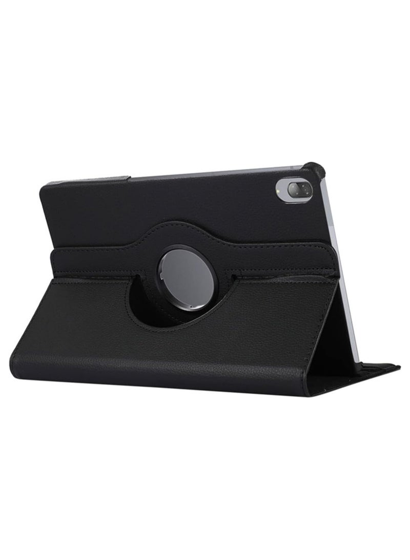 VKL Case Compatible with Honor Pad 8 2022 Case Cover 12 inch Multifunctional Leather Cover Swivel Unique Stand Anti-Fall Auto Sleep/Wake (Black) - Image 4
