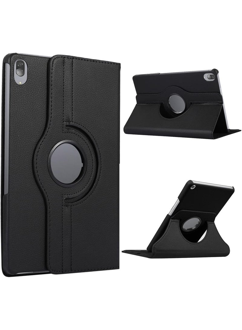 VKL Case Compatible with Honor Pad 8 2022 Case Cover 12 inch Multifunctional Leather Cover Swivel Unique Stand Anti-Fall Auto Sleep/Wake (Black) - Image 1