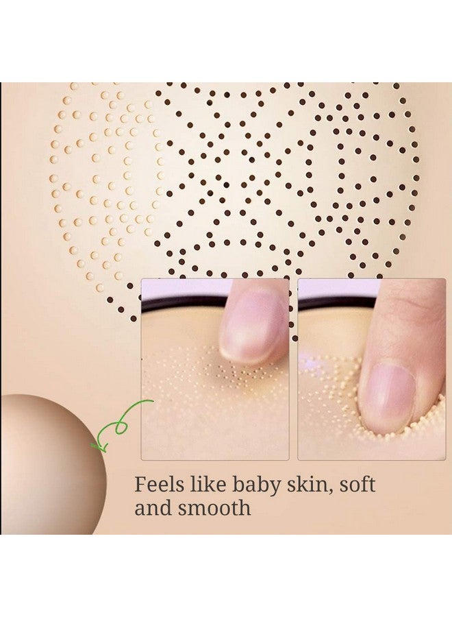 Mroobest BB Mushroom Air Cushion, Avocado BB/CC Cream, All-Day Lasting Nude Foundation, Even Skin Tone Makeup Base, Easy to Apply, Thin, Moist - Image 3