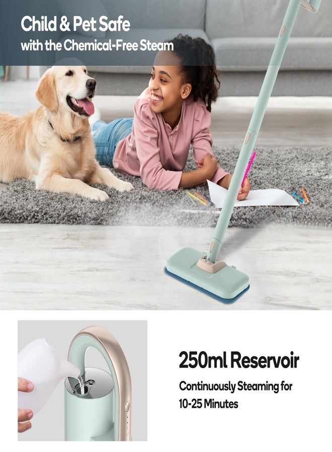 Newbealer Steam Cleaner 250 ml 1200 W Multifunctional Powerful Steam Vacuum Cleaner with 3 Levels Adjustable for Carpet, 7 Multi-Purpose Accessories and 2 Buffers - Image 3