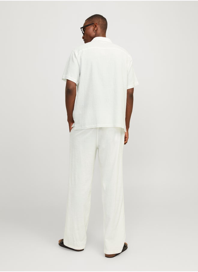 JACK & JONES Solid Resort Collar Regular Fit Shirt  - Image 4
