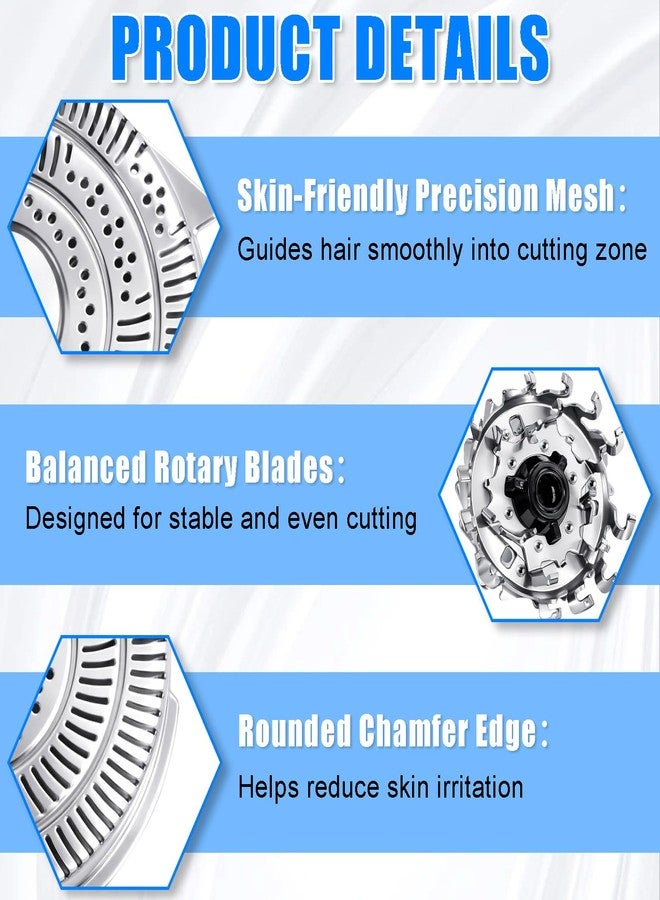 Ketofa HQ9 Replacement Shaver Heads for Phi-Lips Nor-elco, Shaver Heads Blades Cutter Compatible with SpeedXL 8240XL 8140XL 8150XL 8160XL 8170XL, Fits for 8100, 8200, 9100 Series & PT/AT900-6 Pack - Image 3