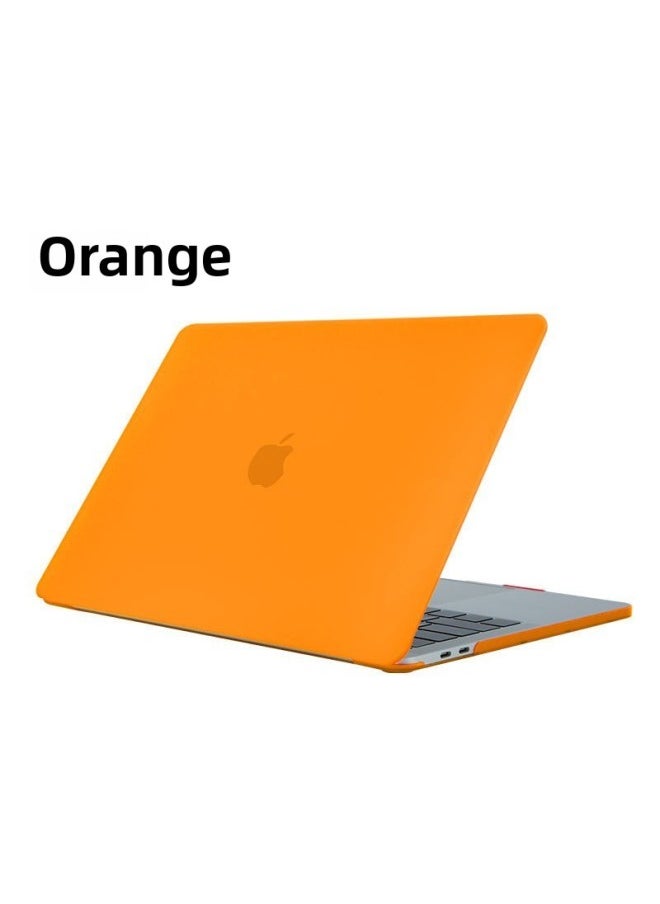 For Apple Notebook Protective Case MacBooK16 Pro13.3 Retina Protective Case 15.4 Frosted Case-Colour:●Orange●-Applicable Model:●13.3air A1932/a2179/a2337●