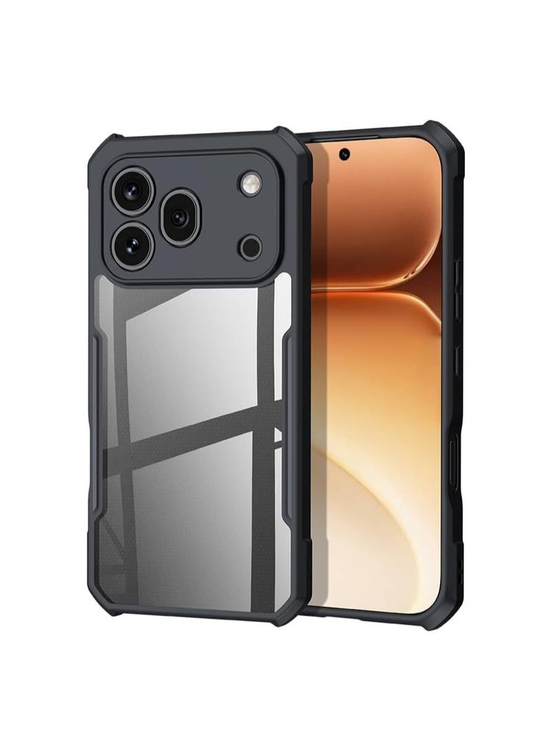 general Clear Case Compatible with Honor 600 Pro 5G, Transparent Case Camera Protection PC + TPU 4-Corner Airbag Shockproof Protective Back Cover for Honor 600 Pro - Image 1