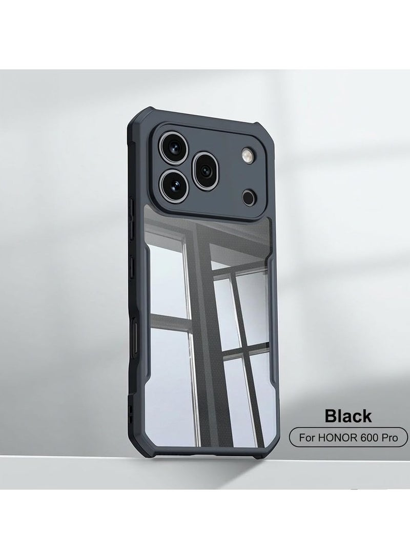 general Clear Case Compatible with Honor 600 Pro 5G, Transparent Case Camera Protection PC + TPU 4-Corner Airbag Shockproof Protective Back Cover for Honor 600 Pro - Image 5