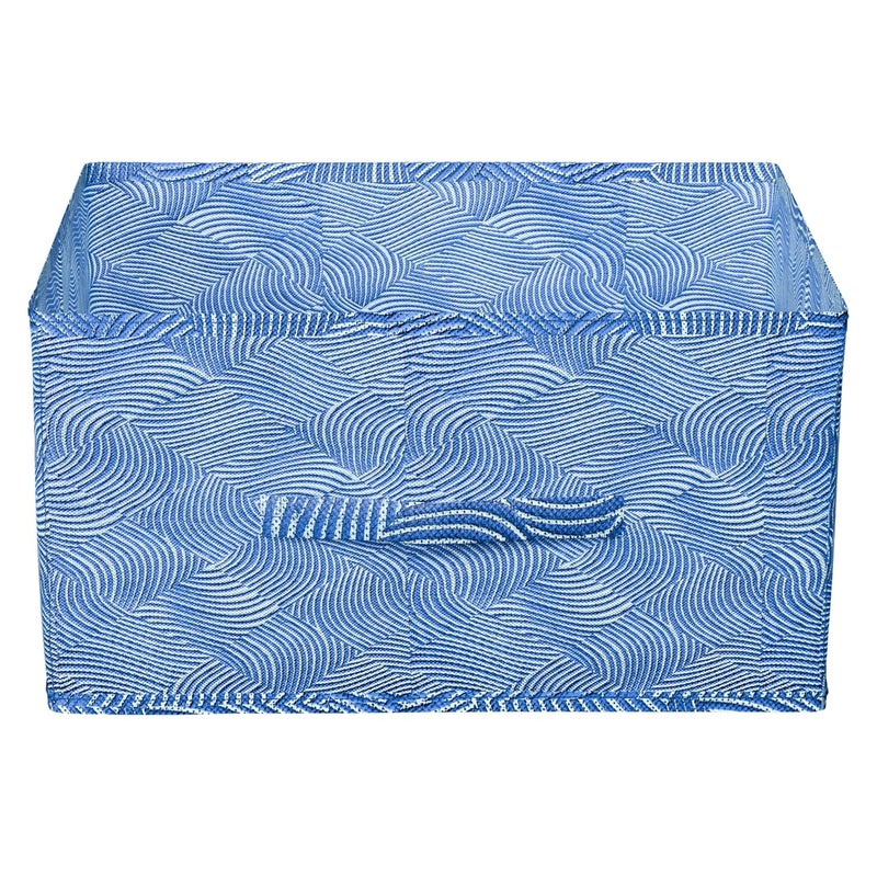 Kuber Industries Kuber Industries Storage BoxToy Box Storage For KidsFoldable Storage Box Rectangular Storage BoxSet Of 5Blue - Image 2