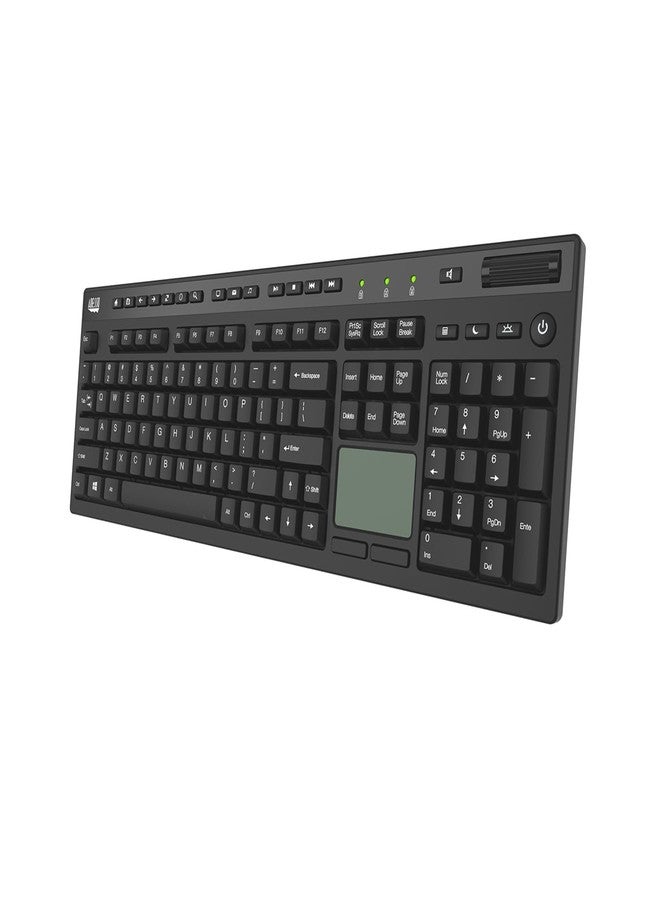 Adesso EasyTouch 445 Multi-Channel Wired Touchpad Keyboard, Black (AKB-445UB) - Image 1