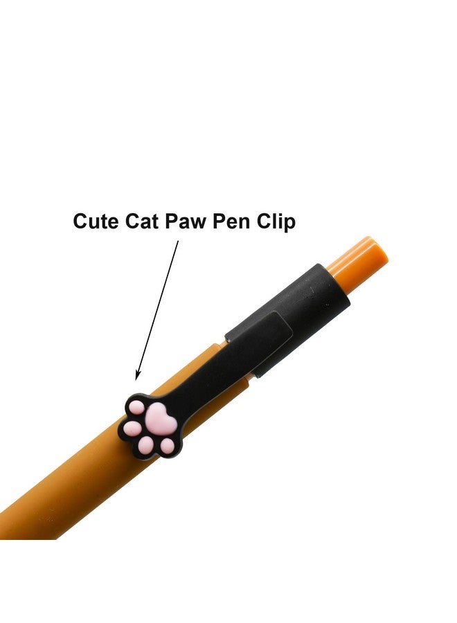 Maydahui 9 Pcs Retractable Cute Cat Paw Pens Cat Tail Press Pens Cat Claw Rollerball Pens Black Ink for Cat Lovers School Office Birthday Gift - Image 4