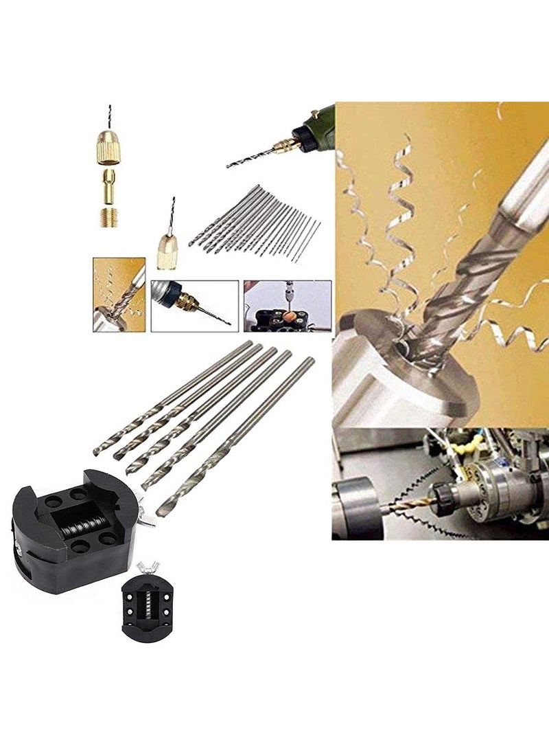 DIY Crafts Diy Crafts 11473 6477 03mm16mm Mini Hss Micro Twist Drill Bit With Hand Bench Wise Multicolor 20 Piece  - Image 5