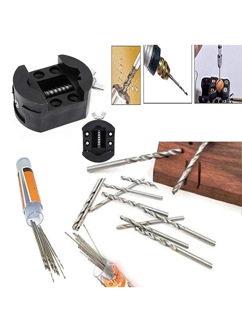 DIY Crafts Diy Crafts 11473 6477 03mm16mm Mini Hss Micro Twist Drill Bit With Hand Bench Wise Multicolor 20 Piece  - Image 4