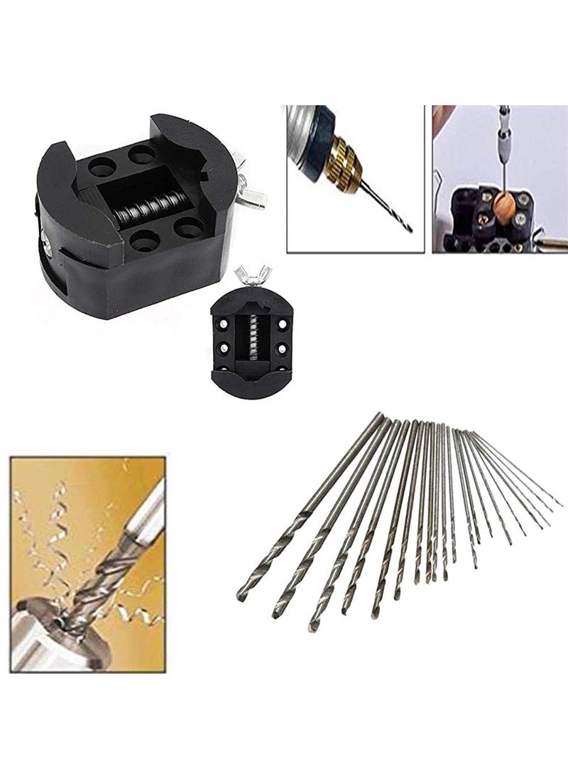DIY Crafts Diy Crafts 11473 6477 03mm16mm Mini Hss Micro Twist Drill Bit With Hand Bench Wise Multicolor 20 Piece  - Image 1