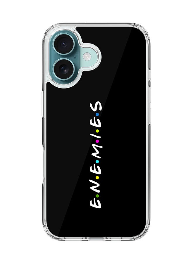 Stylizedd غطاء آيفون 16 [متوافق مع MagSafe] غطاء مغناطيسي رقيق شفاف - الأعداء - Image 1
