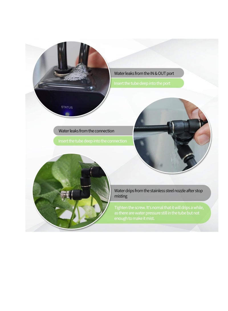 general moistenland Reptile Humidifier, Misting System for Terrariums, Automatic with Adjustable Spray Nozzles - Image 5