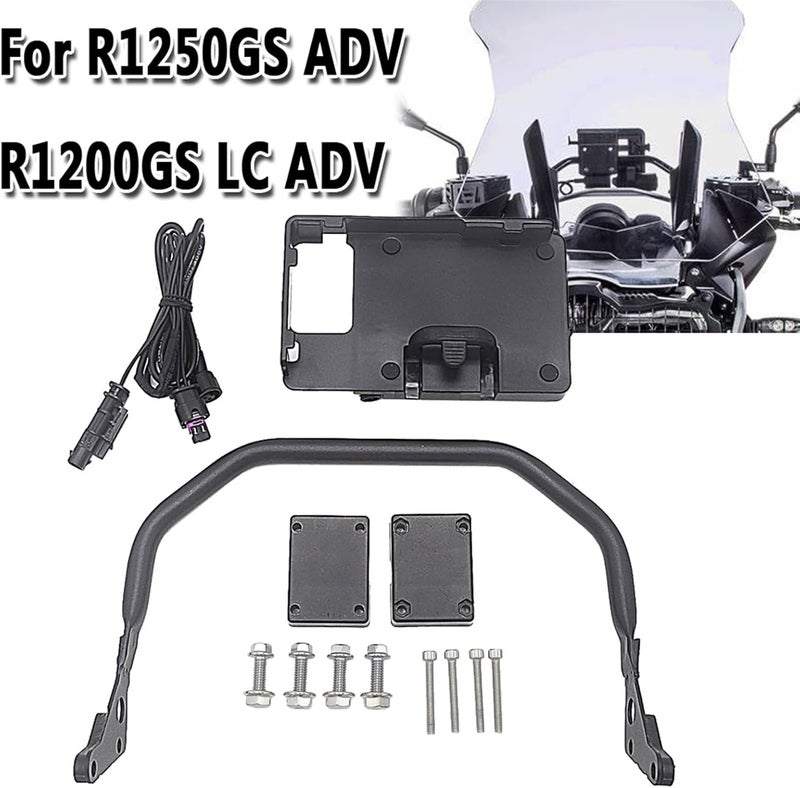 QASULER Wireless Charger Mobile Phone Holder for BMW Motorcycles - Image 2