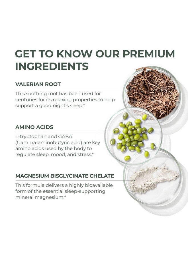 Primal Harvest Primal Sleep Support Supplement, 60 Capsules with Valerian Root, L-Tryptophan, GABA, Chamomile, and Melatonin 3mg - Image 4