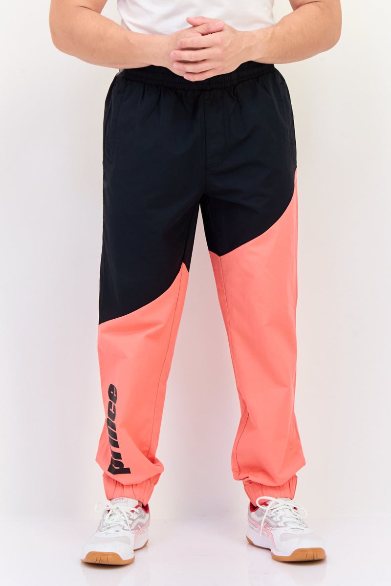 Prince Men Regular Fit Brand Logo Track Pants, Multicolor - Image 1