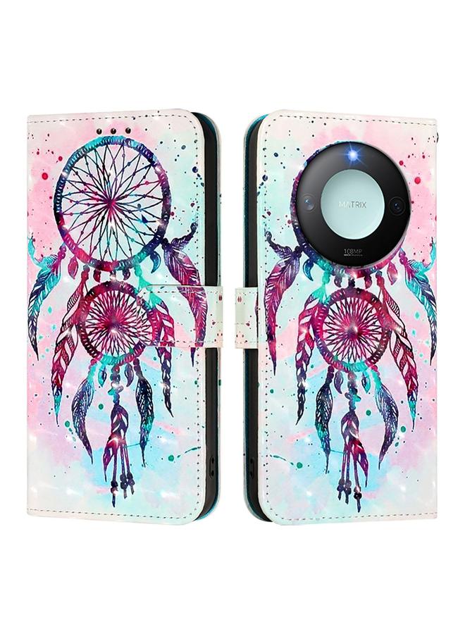 Green Tiger Case For Honor X9C Smart 5G 3D Painting Horizontal Flip Leather Phone Case - Image 2