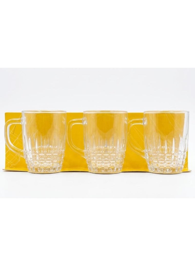 Germax 3Pcs Tea Cup Glass 250Ml - Image 1