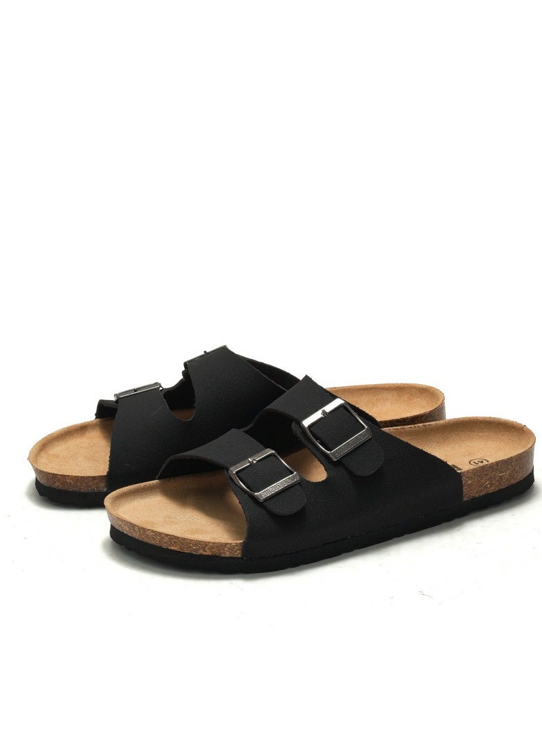 （Spot value flash sale）-Men's Cork Slippers  Beach Slippers - Image 2