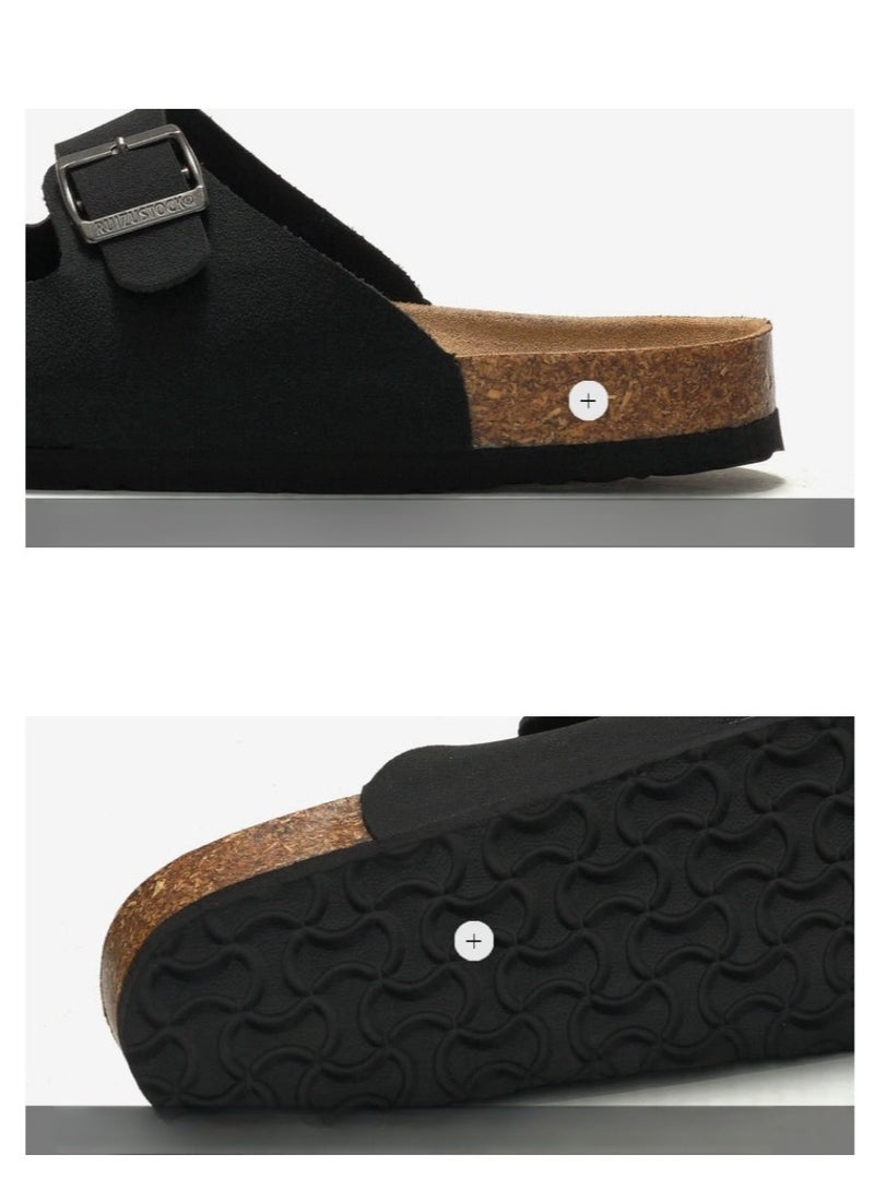（Spot value flash sale）-Men's Cork Slippers  Beach Slippers - Image 3