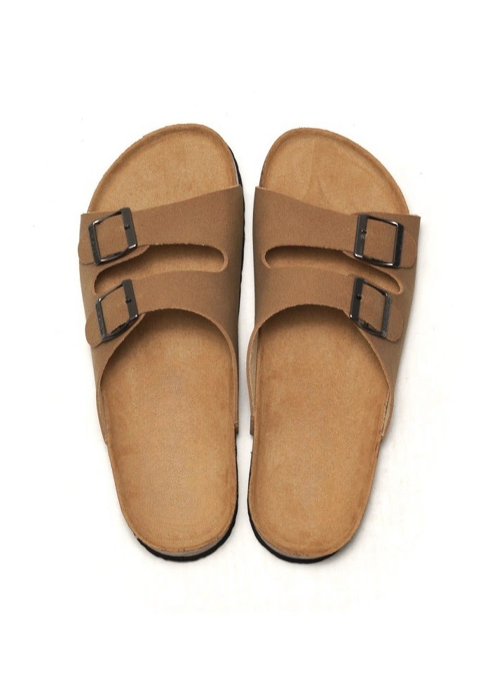 （Spot value flash sale）-Men's Cork Slippers  Beach Slippers - Image 5