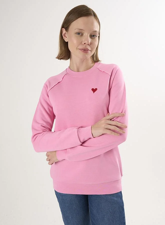 FELIX HARDY Basic Crew Neck Sweatshirt