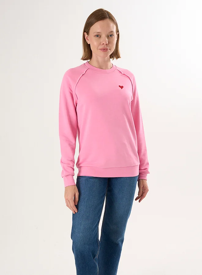 FELIX HARDY Basic Crew Neck Sweatshirt