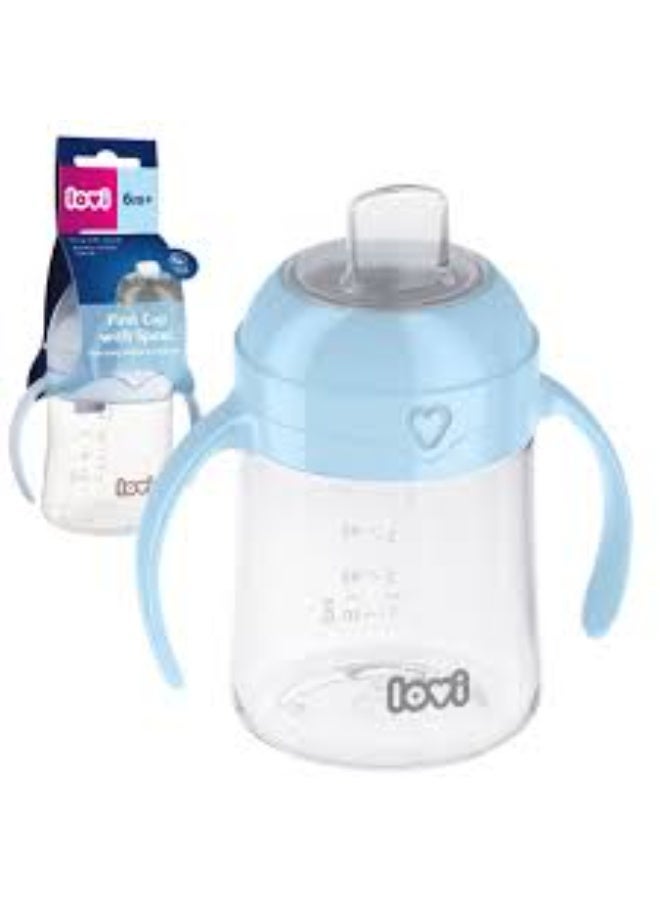 LOVI First Cup with Spout 6m+ Blue 150ml - Image 3