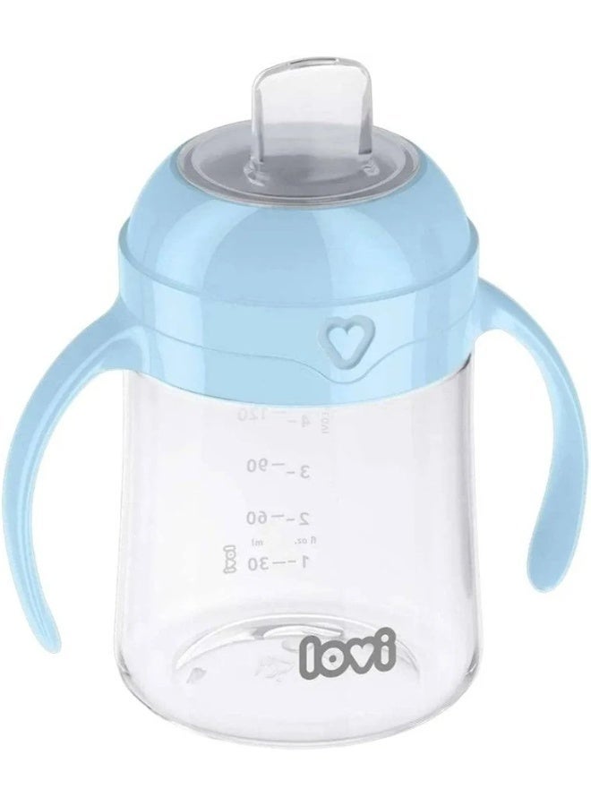 LOVI First Cup with Spout 6m+ Blue 150ml - Image 1