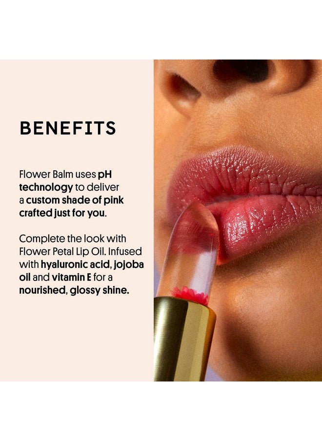 Winky Lux - Winky Lux Winter Blossom Pink Lip Kit, Includes Pink Flower Ph Lip Balm & Flower Petail Clear Lip Oil, Ph Color Changing Lipstick Kit - Image 1