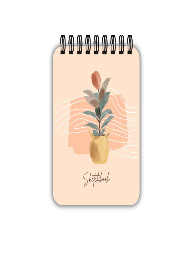 EKDALI A5 Wiro Spiral Sketch Sketchbook for Drawing & Sketching | 150 GSM Paper | Minimal Botanical Cover for Artists and Beginners - Image 1